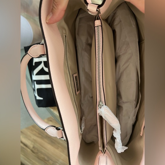Ralph Lauren's Hanna Satchel Pink Opal - Picture 7 of 8